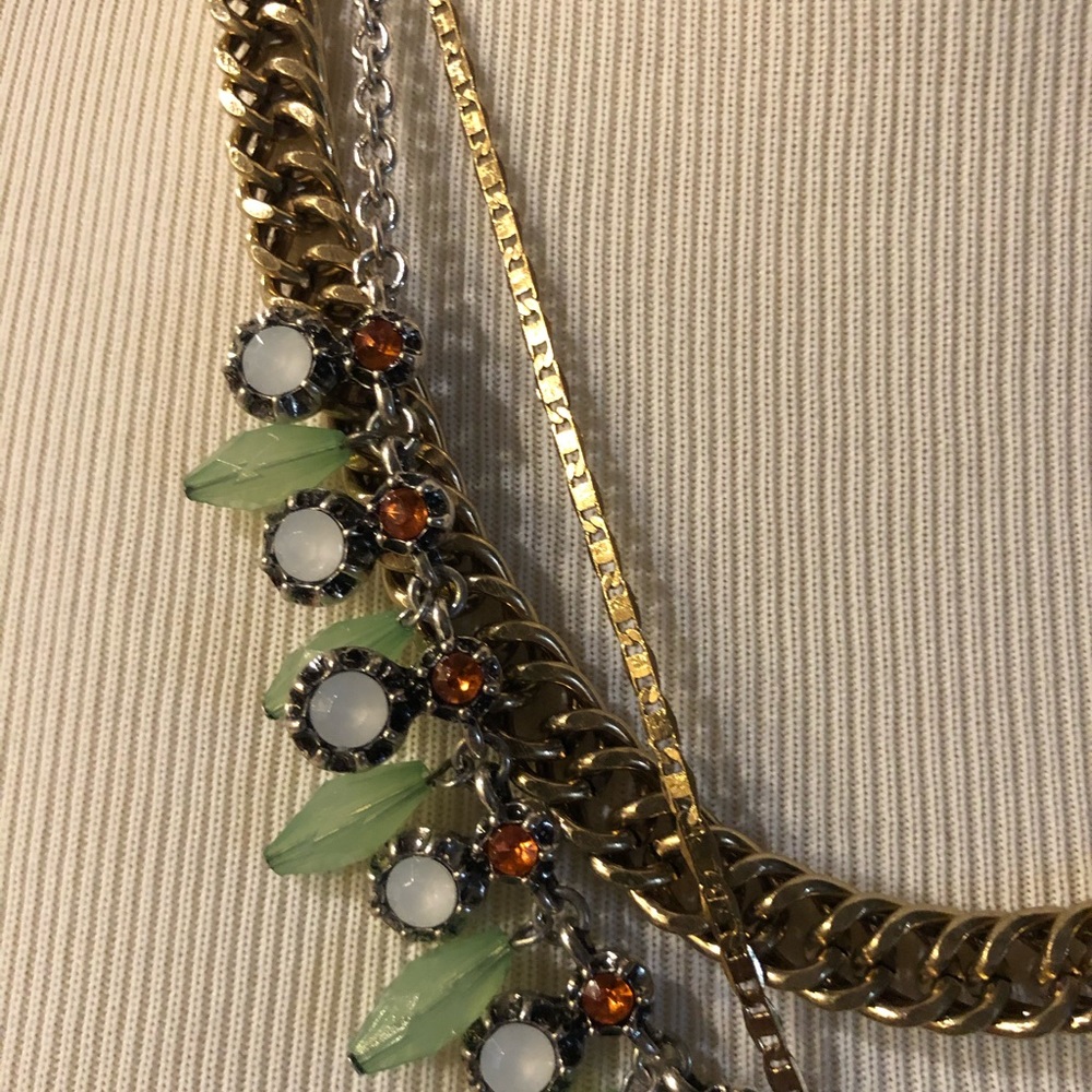 Unique Beautiful 3 Layered Statement Necklace - image 7